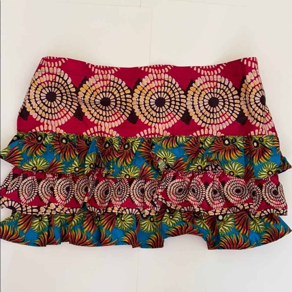 Ruffled Apron Skirt